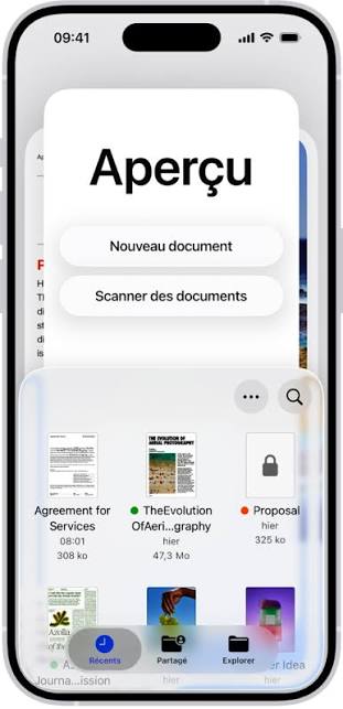 Aperçu de l'application PCR